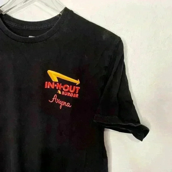 In & Out Burgers Arizona Black T-Shirt M Unisex - Picture 2 of 3